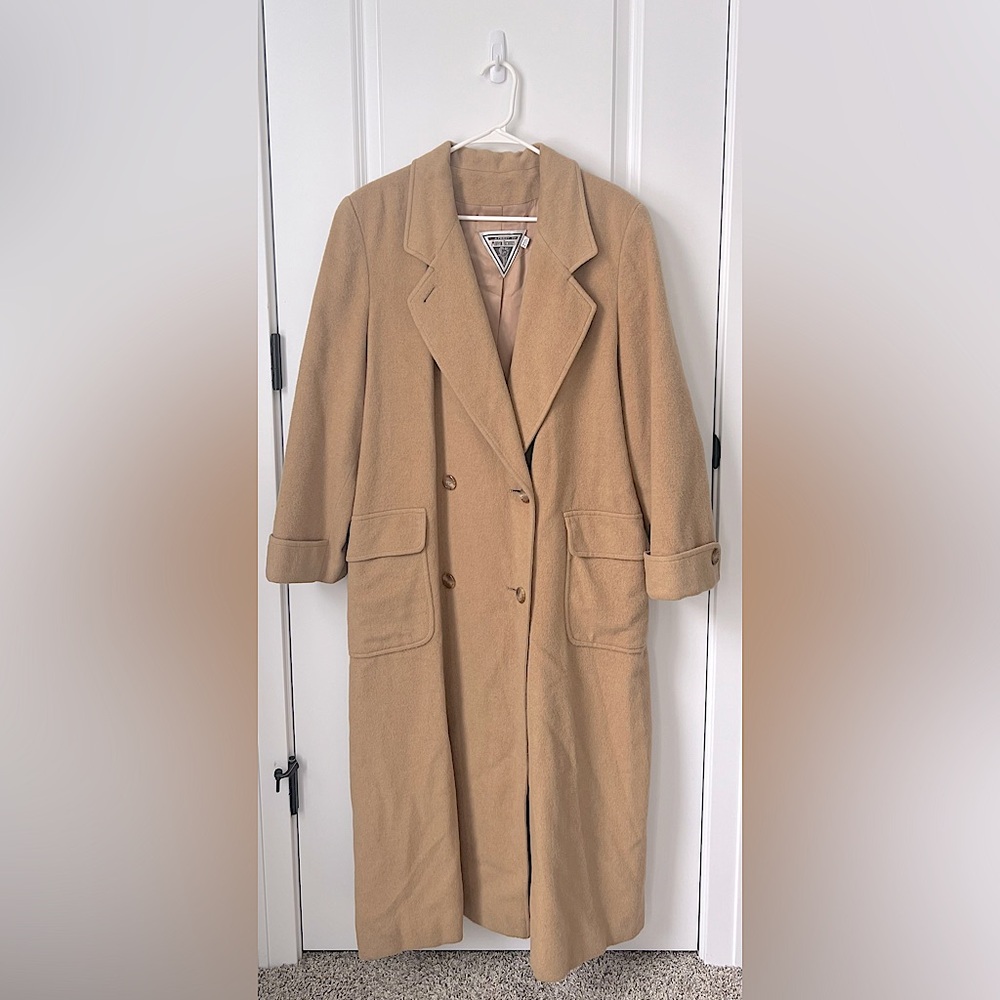 Marvin Richards Tan Pea Coat